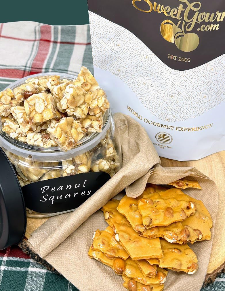 SweetGourmet resealable bag keeping peanut squares fresh