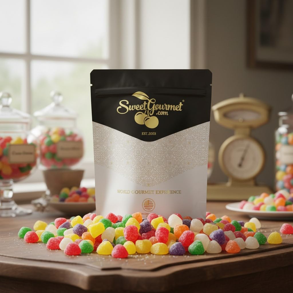 SweetGourmet Spice Drops anise feature suggests refreshing aroma in a colorful bite