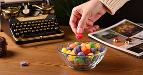 SweetGourmet Spice Drops sassafras highlight adds vintage candy charm to any bowl