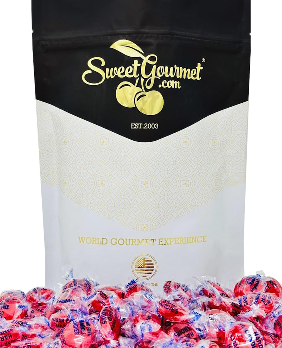 SweetGourmet sugar-free cinnamon discs package front highlighting bold flavor.