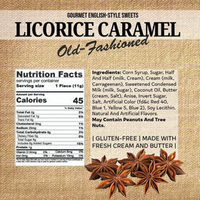 SweetGourmet Traditional Caramel Candy, old-fashioned flavor with creamy texture, ideal for gifting.