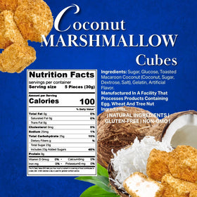 SweetGourmet vanilla bean marshmallows, fluffy bites ideal for desserts