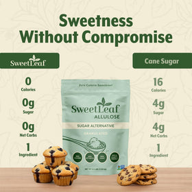 SweetLeaf Allulose bulk 2.5 lb bag for bulk baking projects