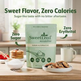 SweetLeaf Allulose keto-friendly substitute for dessert sweetness