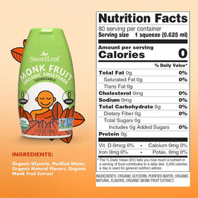 SweetLeaf liquid monk fruit drops in a dropper showing precise on-the-go sweetening