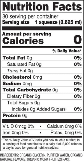 SweetLeaf Liquid Monk Fruit variety-pack flavor labels show versatile options for everyday sweetness