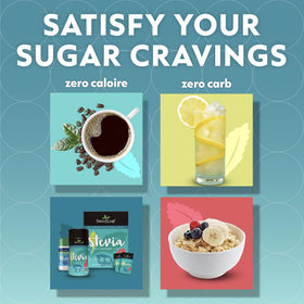 SweetLeaf packaging and label emphasizing organic, keto-friendly, gluten-free attributes