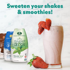 SweetLeaf Sweet Drops on-the-go 1.7 oz bottle for zero-calorie flavor anywhere