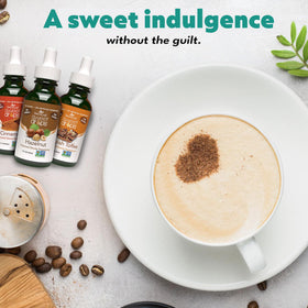 SweetLeaf Sweet Drops blended into a smoothie for flavor without sugar
