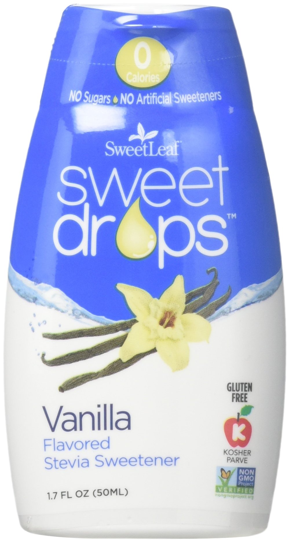 SweetLeaf Sweet Drops Vanilla drops for baking maintain flavor with zero calories.