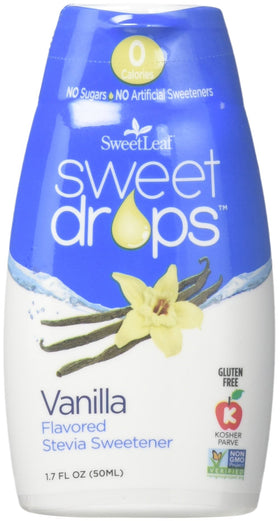 SweetLeaf Sweet Drops Vanilla drops for baking maintain flavor with zero calories.