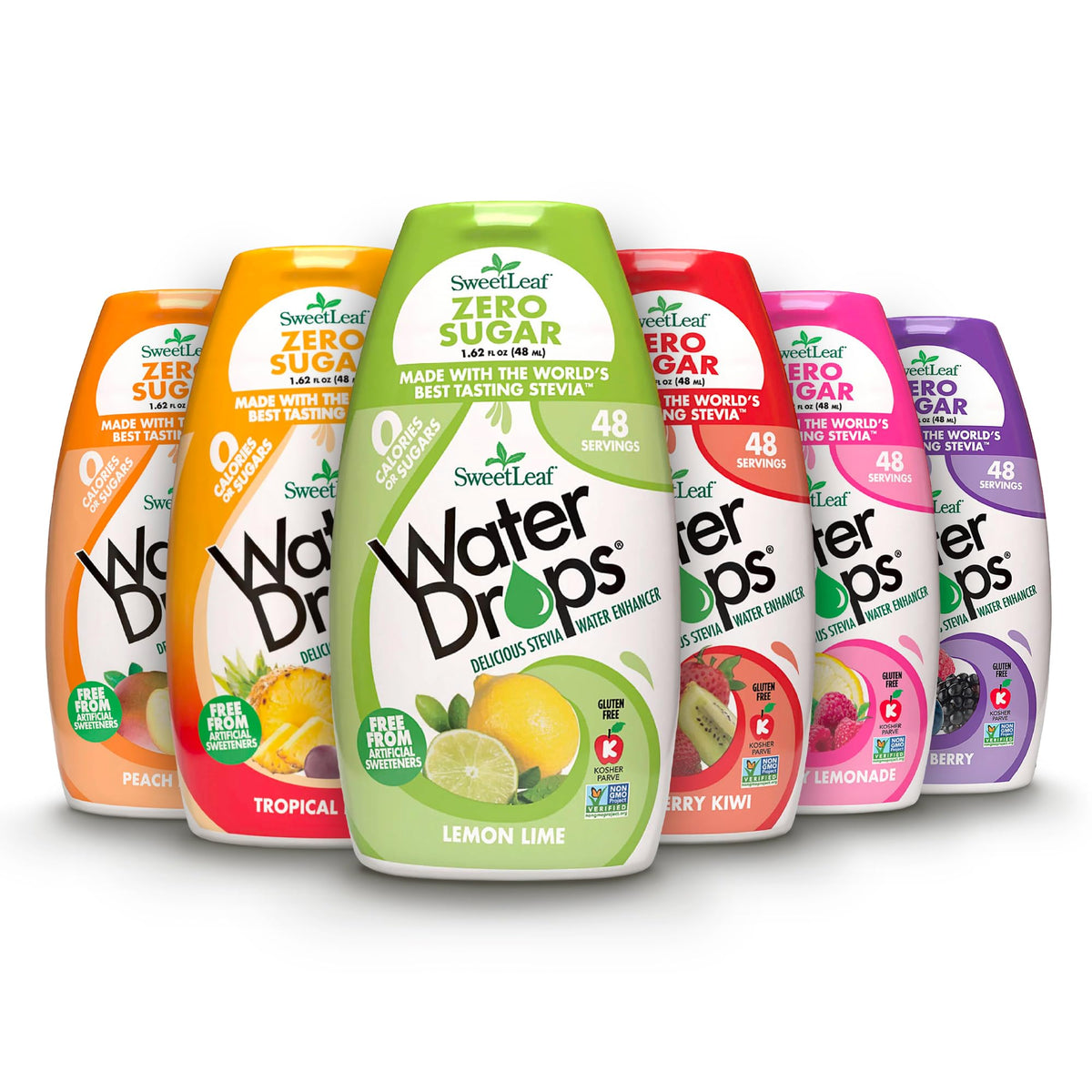 SweetLeaf Water Drops raspberry lemonade bottle for zero-calorie flavor boost