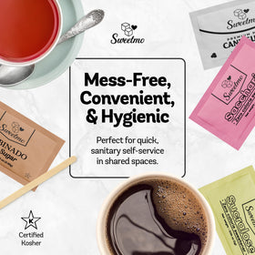 Sweetmo 500-count supply for busy offices and hospitality spaces.