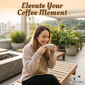 Sweetmo French Vanilla Cappuccino Mix creamy foam gives cafe-style drinks at home.