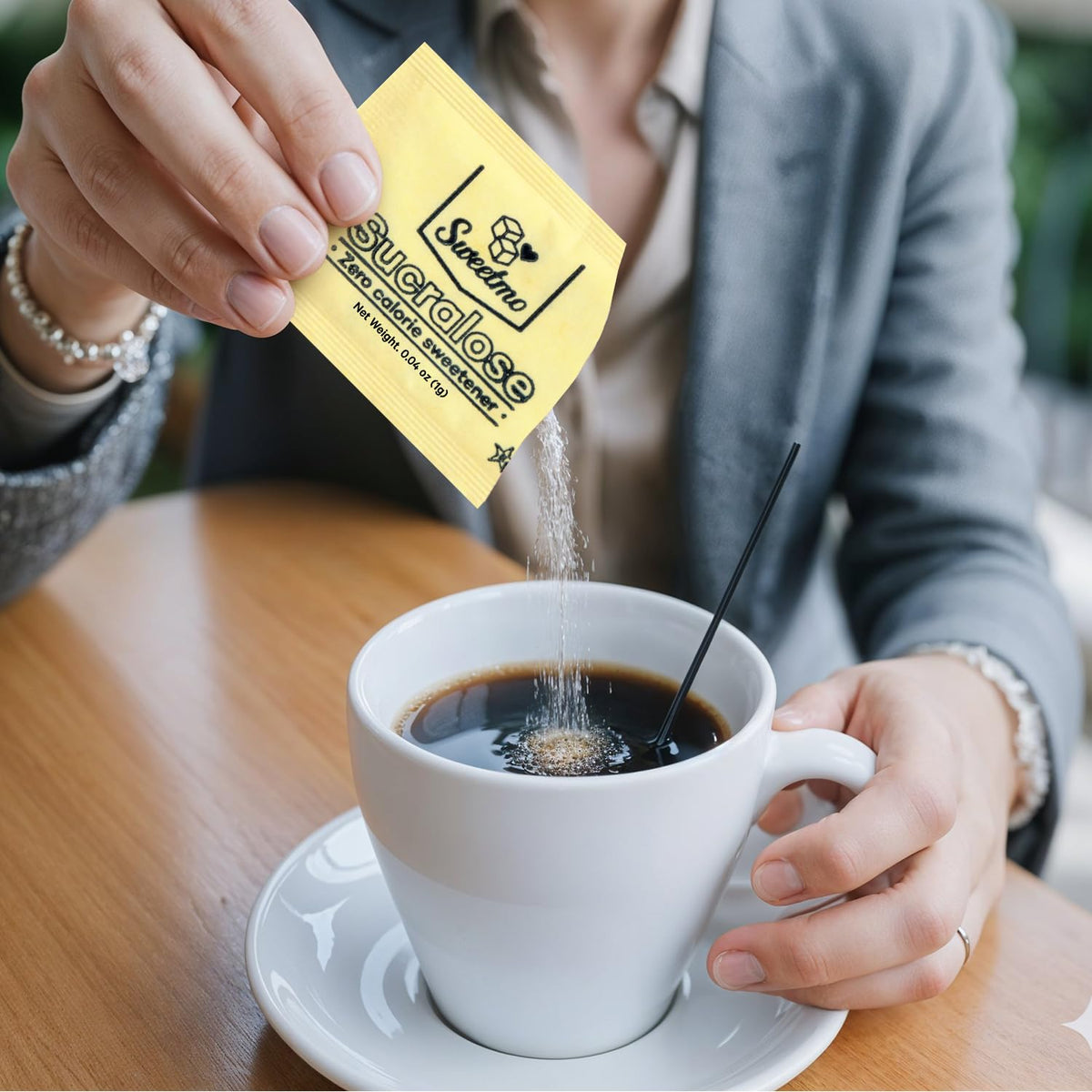 Sweetmo individually wrapped packets for clean, mess-free use
