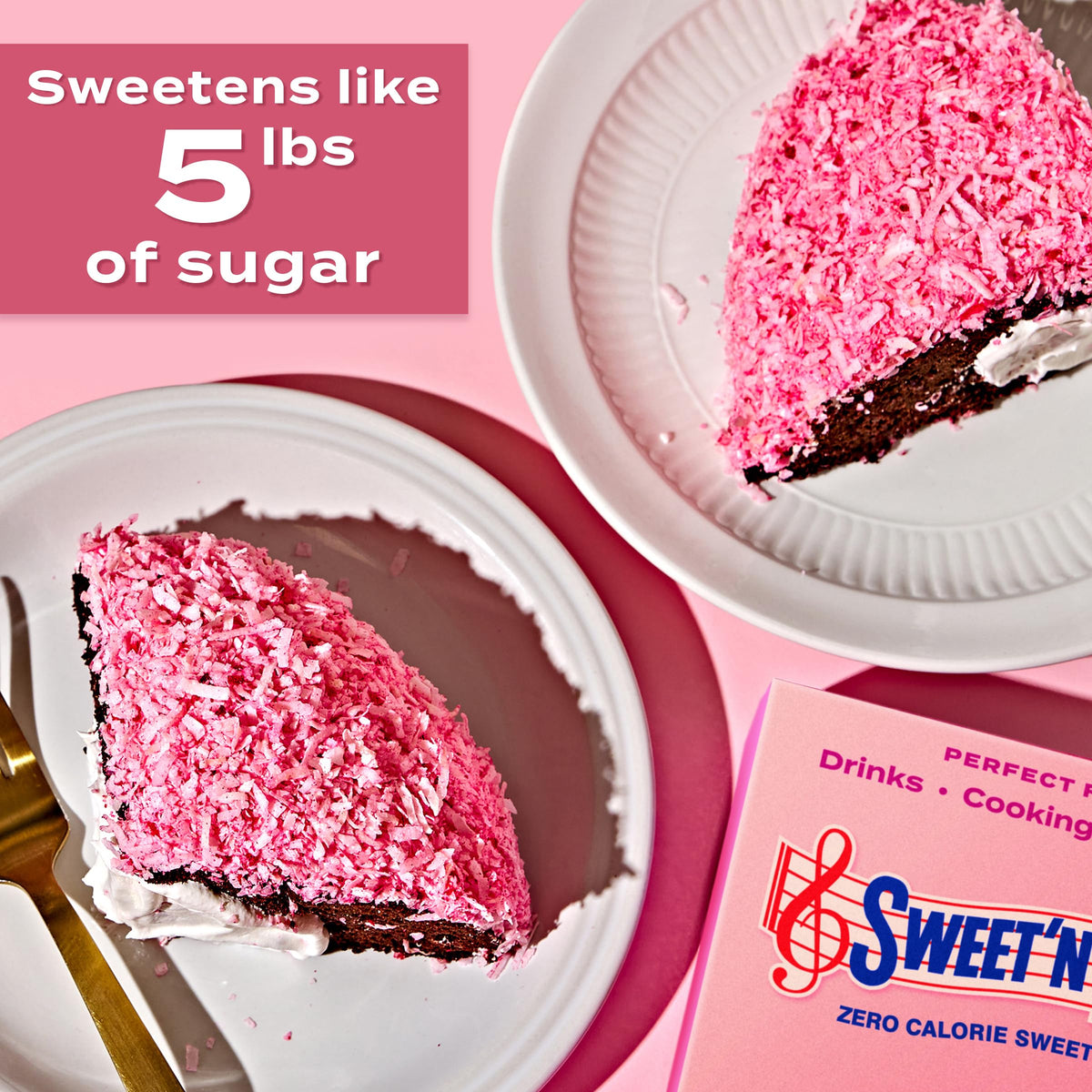 Sweet'N Low dissolves easily in coffee or tea