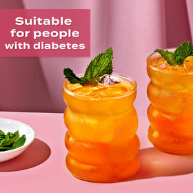 Close-up of Sweet'N Low strawberry bottle showing convenient liquid sweetener.