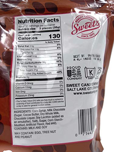 Sweets Chocolate Cinnamon Bears close-up with glossy coating, ideal for cozy snacking.