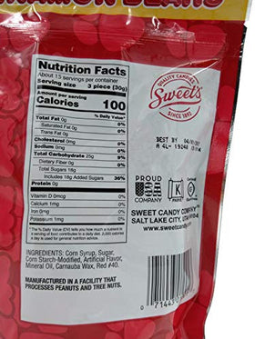 Sweets Cinnamon Bears resealable bag on kitchen counter, convenient for sharing.