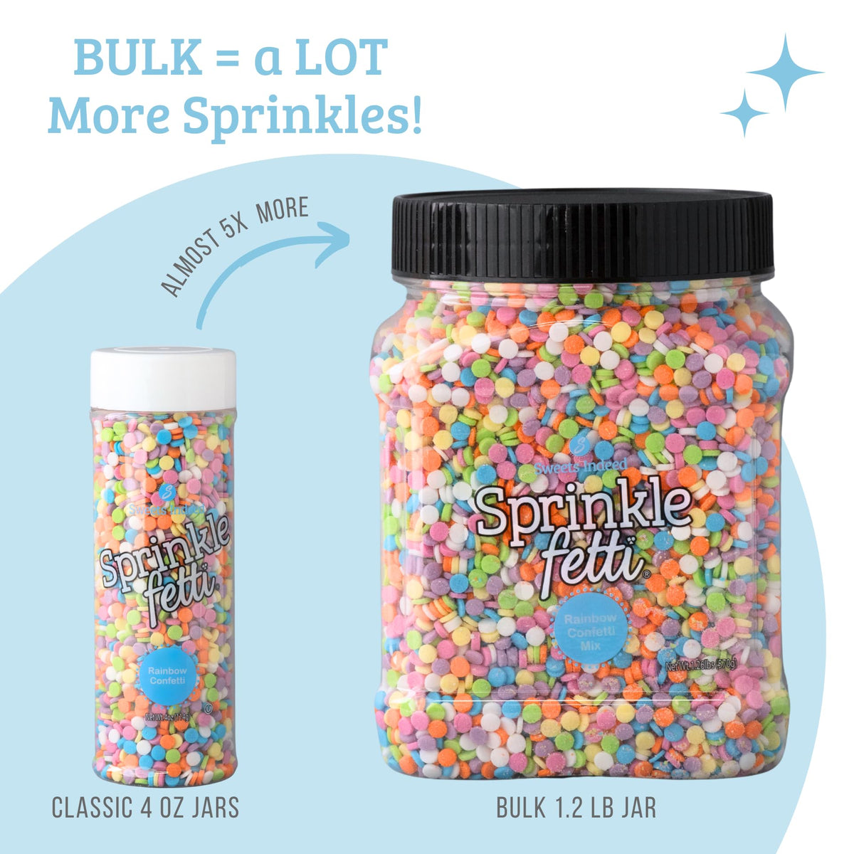Sweets Indeed cookie topper sprinkles brighten treats for gatherings and celebrations