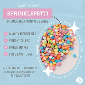 Sweets Indeed cupcake decoration sprinkles brighten cookies and pastries with festive hues