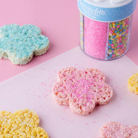 Sweets Indeed Easter 6-Cell Sprinkles bring color to donuts.