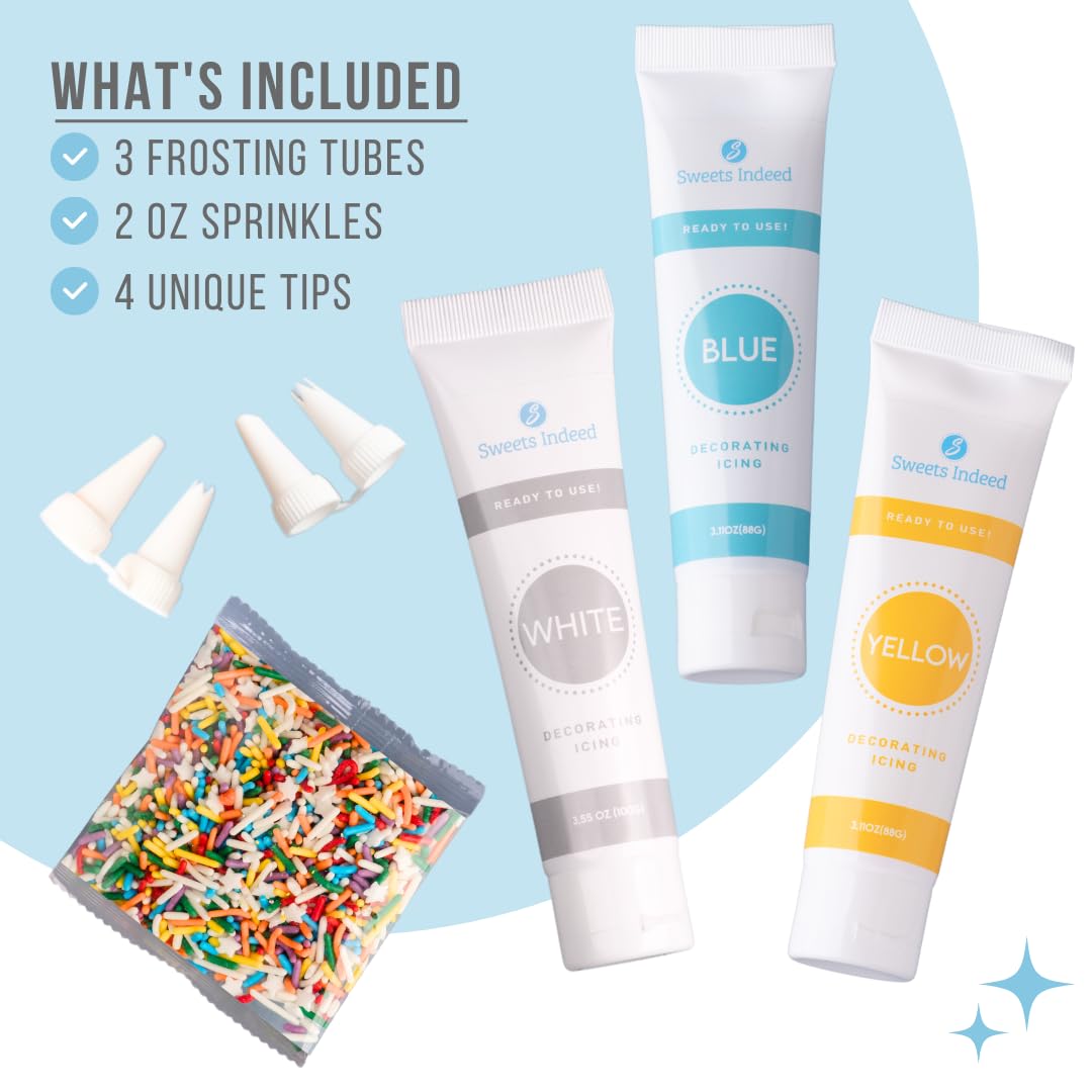 Sweets Indeed frosting kit sprinkles add festive texture to cookies and treats