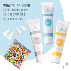 Sweets Indeed frosting kit sprinkles add festive texture to cookies and treats