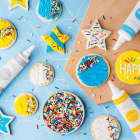 Sweets Indeed gift box packaging highlights a ready-to-give decorating set