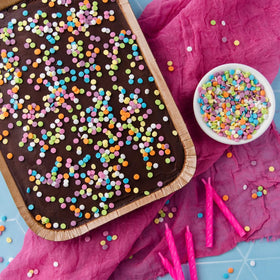 Sweets Indeed ice cream sprinkles add color and texture to frozen desserts