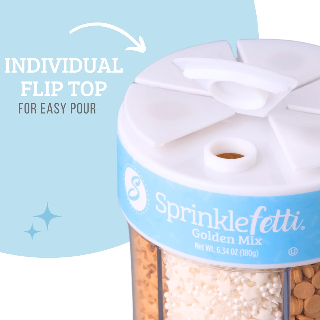 Sweets Indeed nonpareil mix adds tiny color pops to desserts