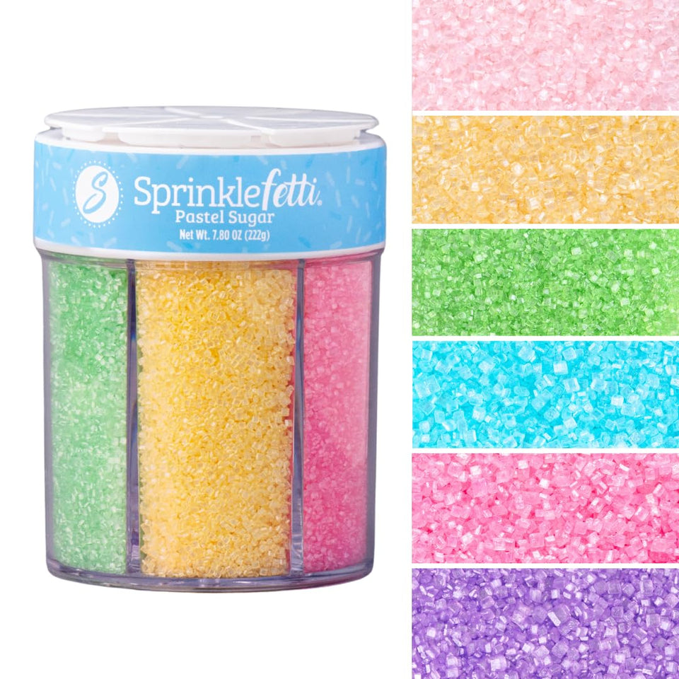 Sweets Indeed pastel colors in a 6-cell set for vibrant baking decorations.