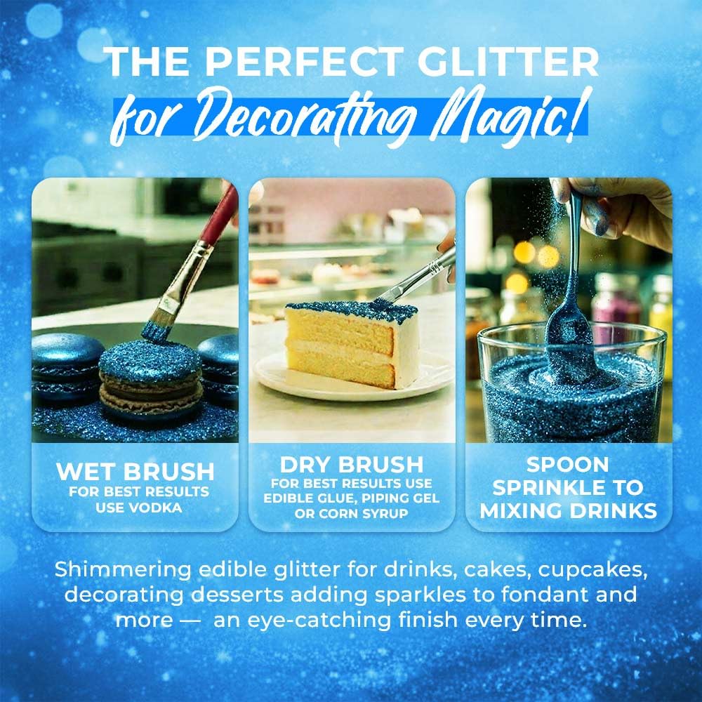 Sweets & Treats Boutique airbrush-friendly glitter for professional decorations