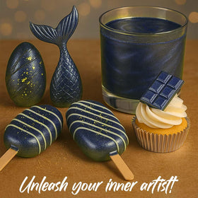 Sweets & Treats Boutique edible luster dust sparkles on beverages and treats.