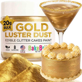 Sweets & Treats Boutique gold edible dust bottle pour for sparkling cocktails and desserts.