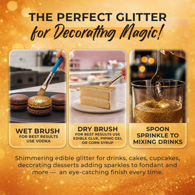 Sweets & Treats Boutique cookies-and-cakes glitter elevates party treats.