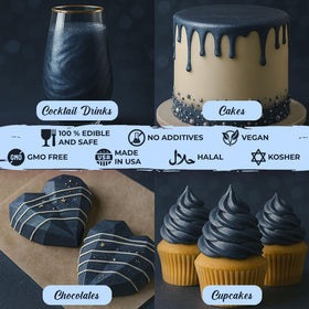 Sweets & Treats Boutique vegan, gluten-free luster dust is safe for kids' treats.