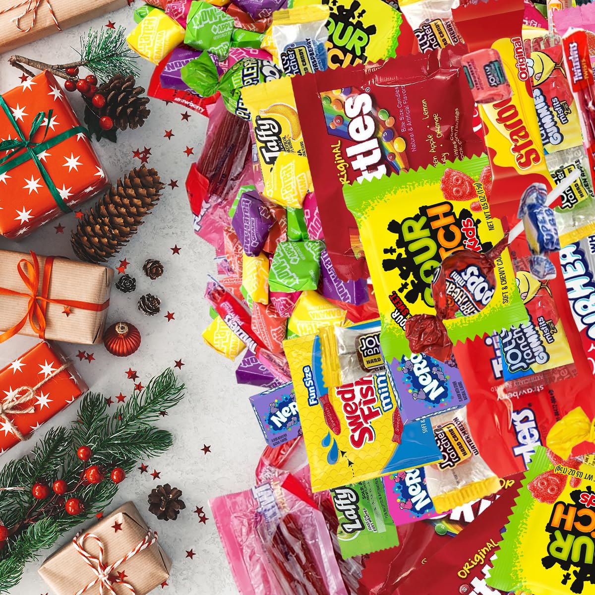 Sweetside Candy Co Assorted Classics display, great for pinata fillers and party bowls.