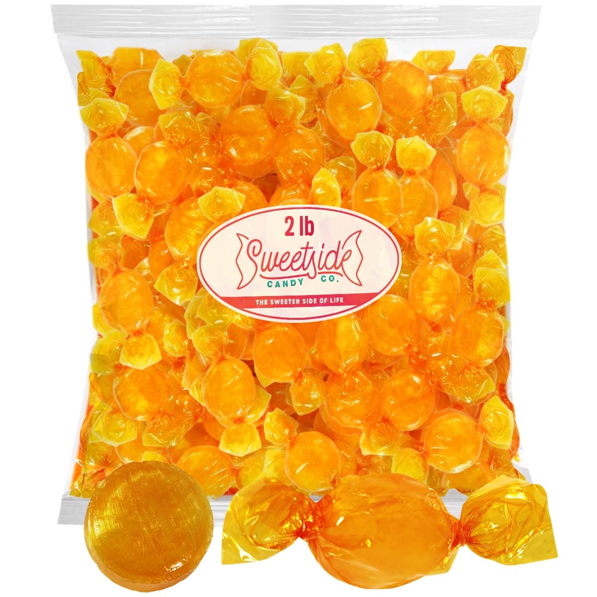 SWEETSIDE CANDY CO butterscotch bulk bag ready for sharing at events.