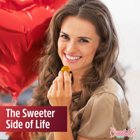 Elegant candy-dish setup showcasing classic butterscotch flavor.