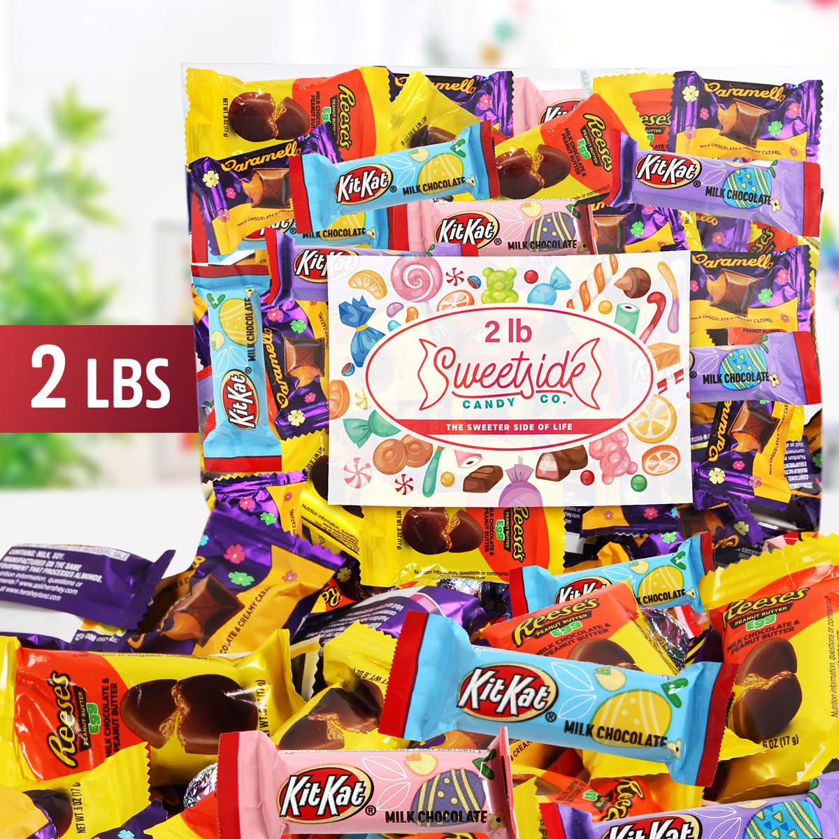 SWEETSIDE Candy Co Cadbury Caramel Egg, smooth caramel center for Easter baskets.