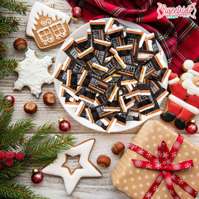 SWEETSIDE CANDY CO Caramel-filled chocolates on gift tray convey premium indulgence.