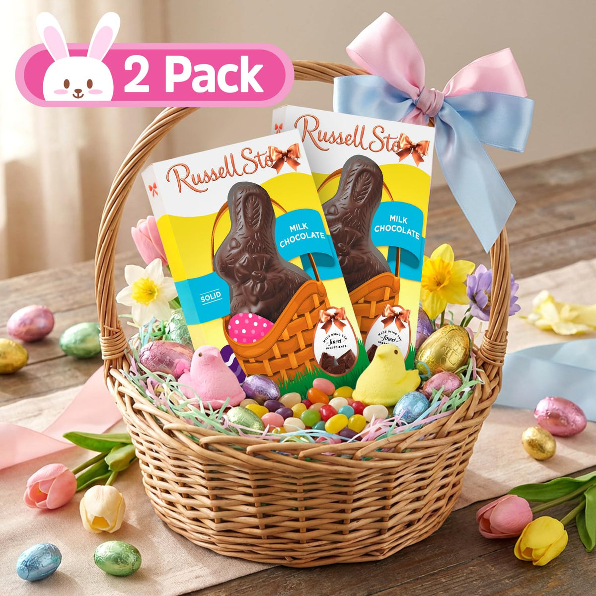 SWEETSIDE CANDY CO classic milk chocolate bunnies for holiday celebrations