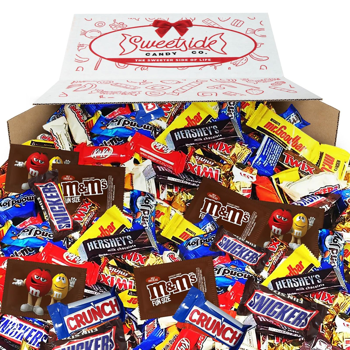 SWEETSIDE CANDY CO Easter chocolate variety pack 5lb bag for sharing at parties.