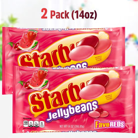 SWEETSIDE CANDY CO FaveREDS watermelon flavor jelly beans close-up for fruity snacking.