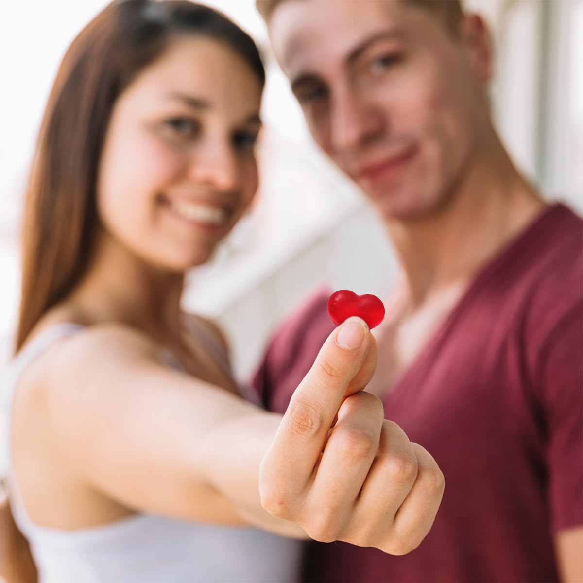 SWEETSIDE CANDY CO. Gift-ready heart gummies, ideal for party favors.