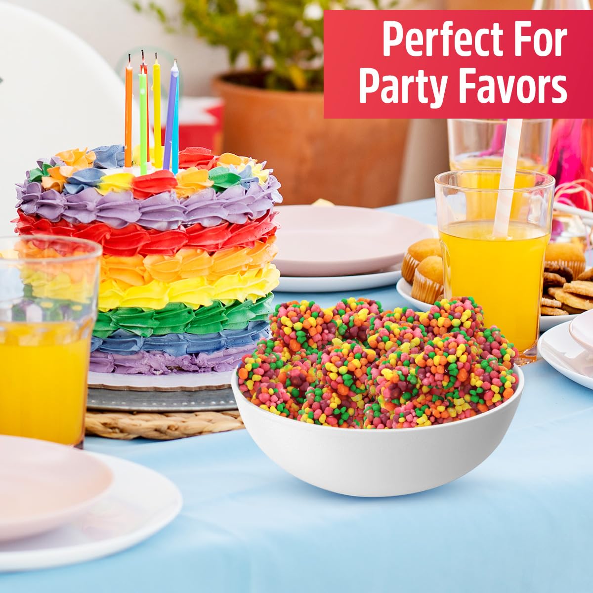 SWEETSIDE CANDY CO. Gummy Clusters Rainbow delivers bright color and fun texture