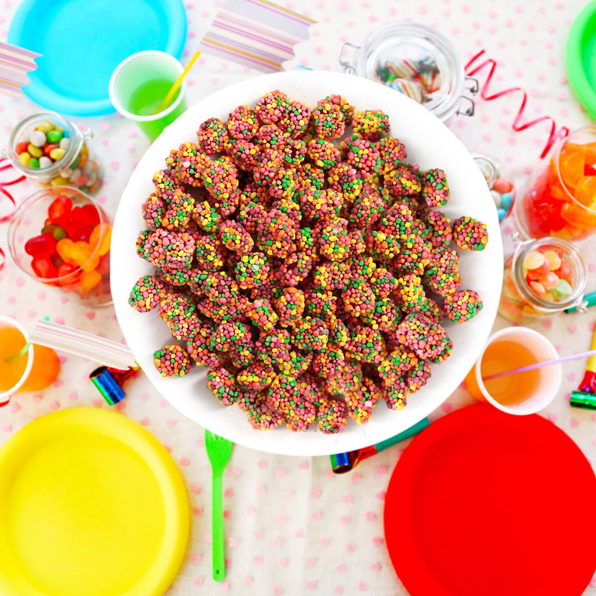 SWEETSIDE CANDY CO. Gummy Clusters Rainbow perfect for gift baskets and piñatas