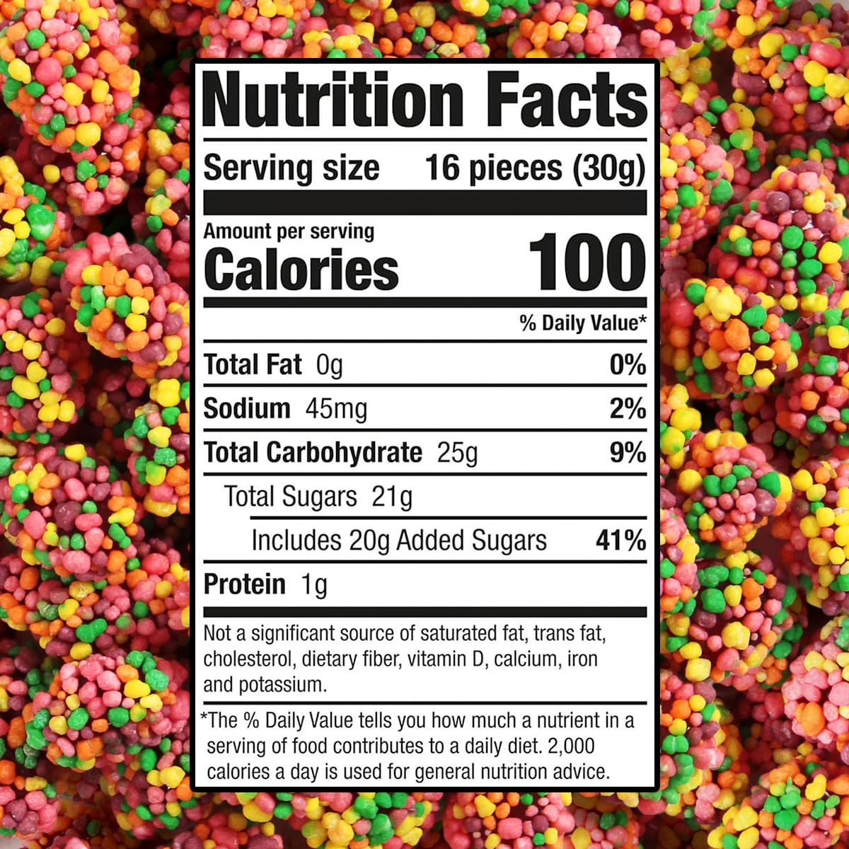 SWEETSIDE CANDY CO. Gummy Clusters Rainbow brightens parties and movie nights