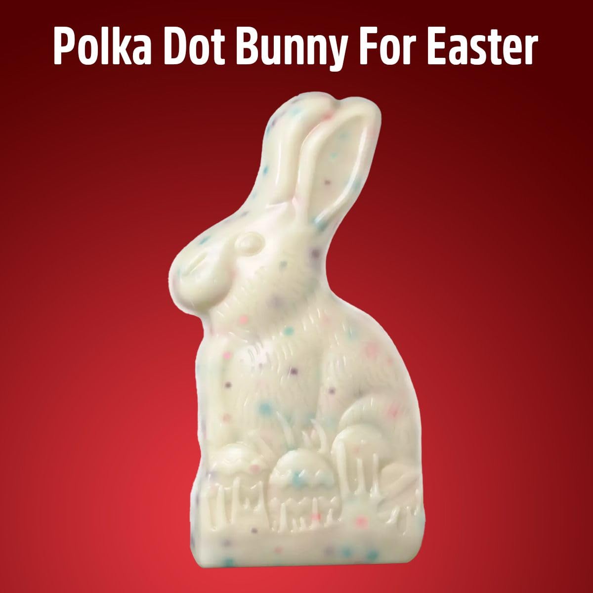 Hershey's chocolate bunny cookies 'n' creme polka dot bunny ideal for egg hunts